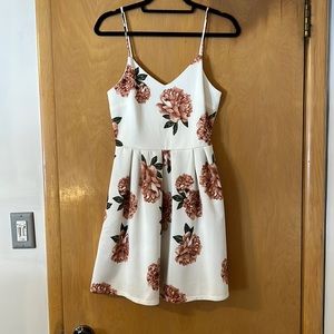 Mini floral dress